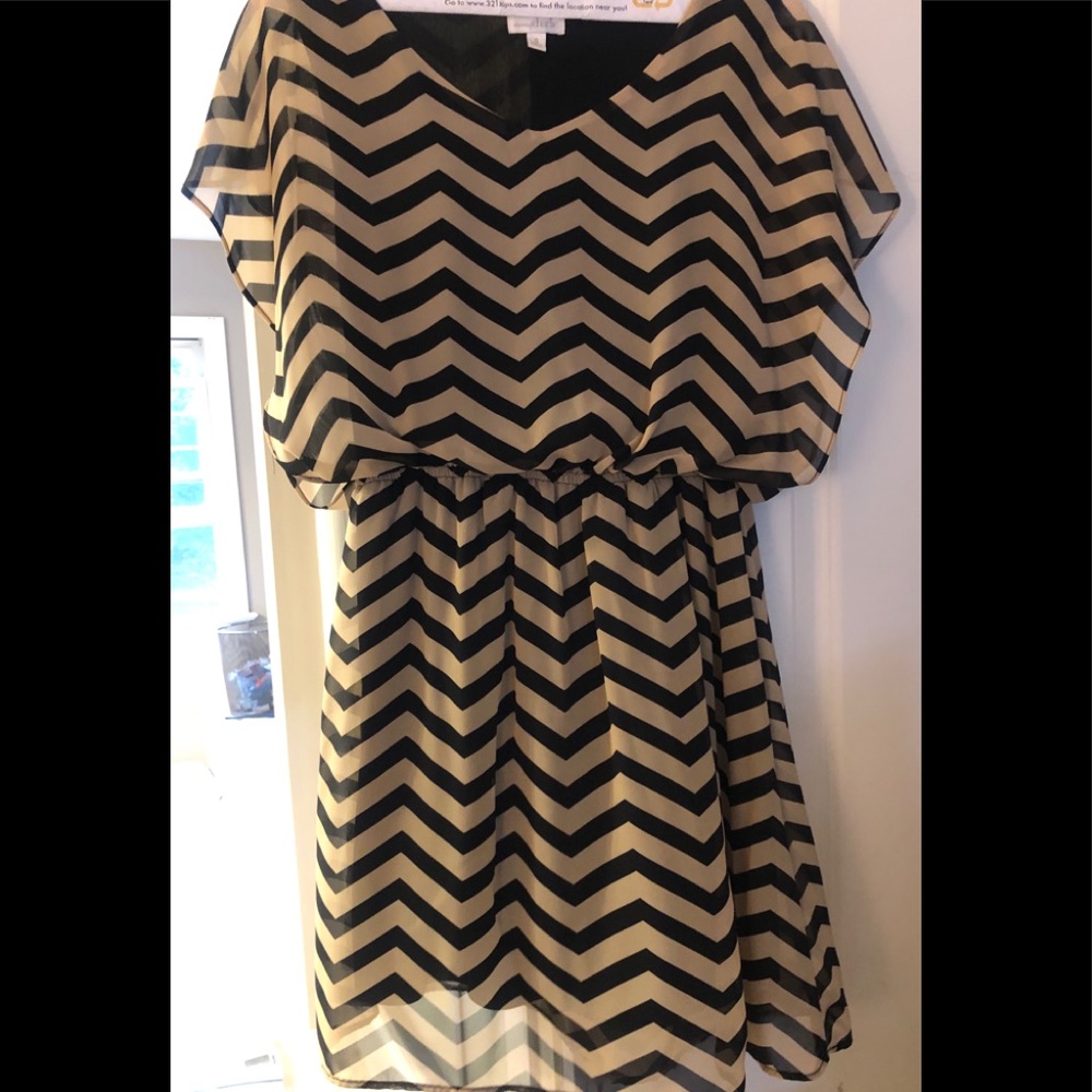 Charming Charlie  chevron Dress